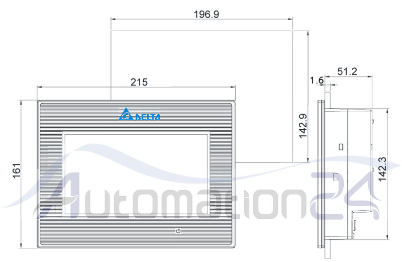 HMI دلتا DOP-B07E411 HMI دلتا DOP-B07E411 - فروشگاه اتوماسیون 24